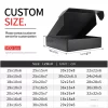 Caja de embalaje negra de 5/10/20 piezas, caja de cartón para entrega exprés, caja de regalo pequeña, Caja postal de cartón - Imagen 2